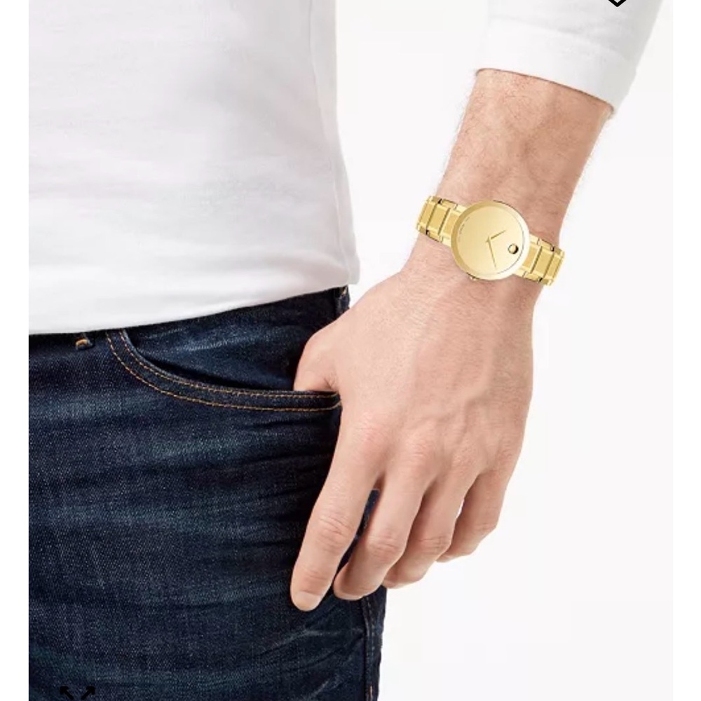 Movado
Men's Swiss Sapphire Gold-Tone PVD Stainless Steel Bracelet Watch 39mm - Picture 6 of 16